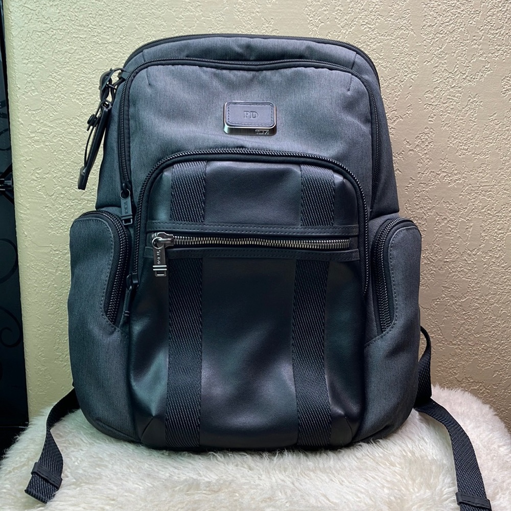 Tumi Black and Gray Backpack